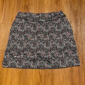 Daily Sports Imola Golf‎ Skirt Skort Multi Pull-On Jersey 17-1/2" Length Women S